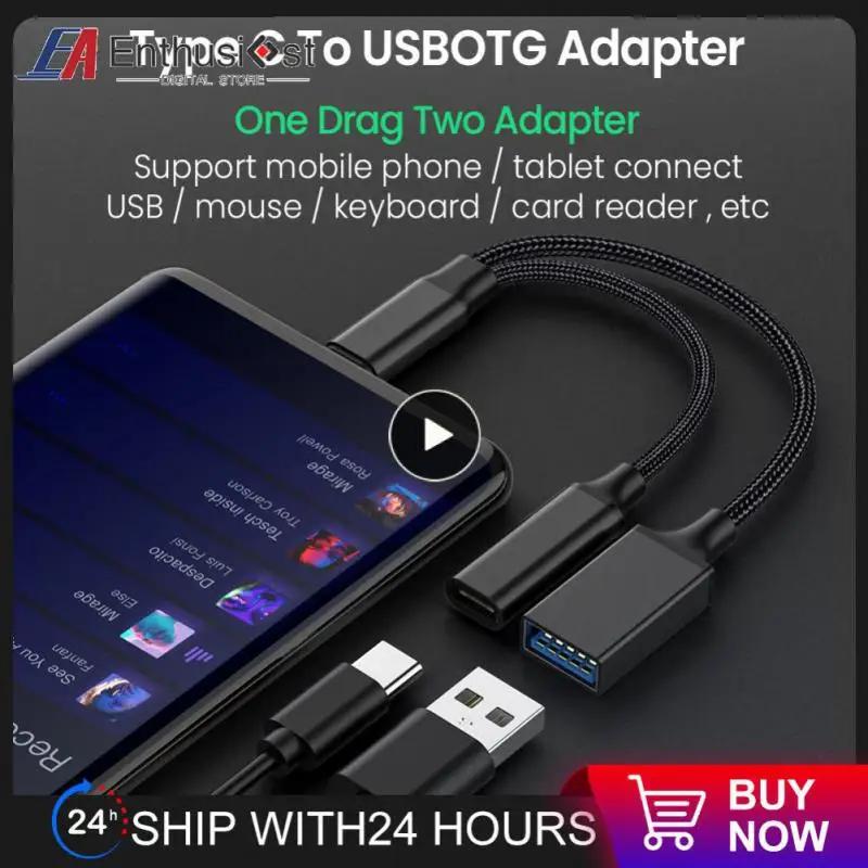 CŸ-USB A , USB C OTG ̺, ȭ , PD  Ʈ, ޴ Ʈ º, 2 in 1